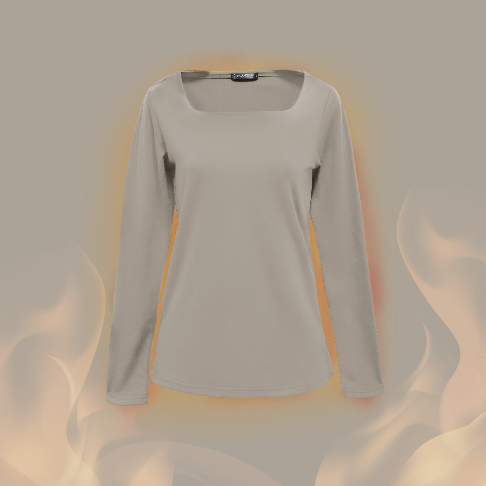 【方領】速暖絨保暖衣3.0-燕麥奶