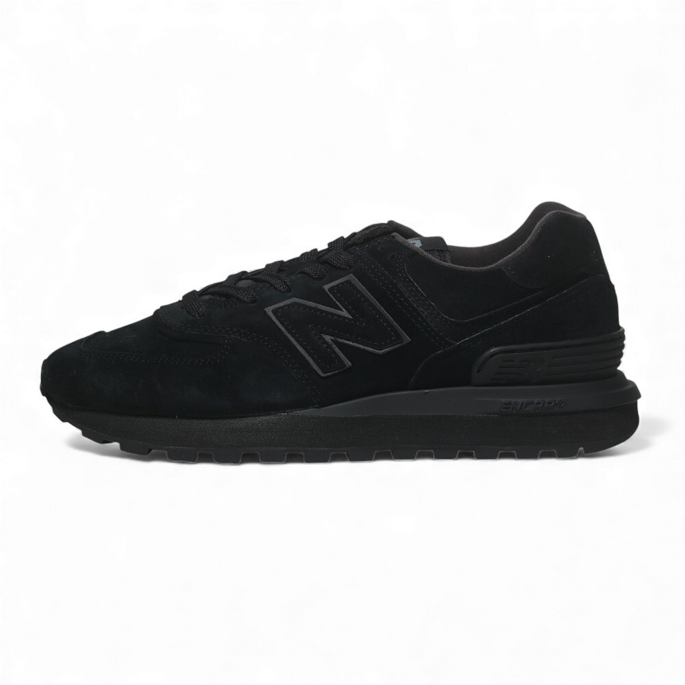 NEW BALANCE 休閒鞋 NB 574 LEGACY 全黑 麂皮 復古鞋 男 U574LGTG