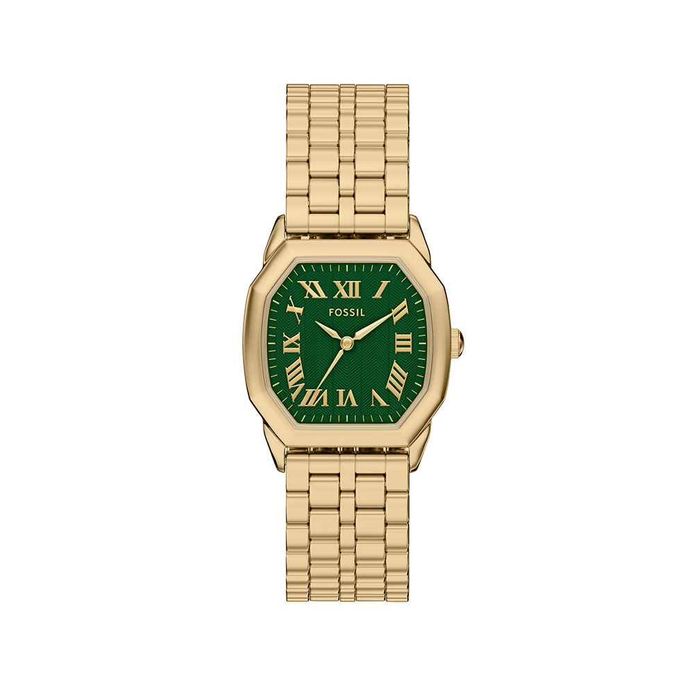 Harlow 永恆八芒復古羅馬數字女錶 金色不鏽鋼錶帶 27 MM ES5451