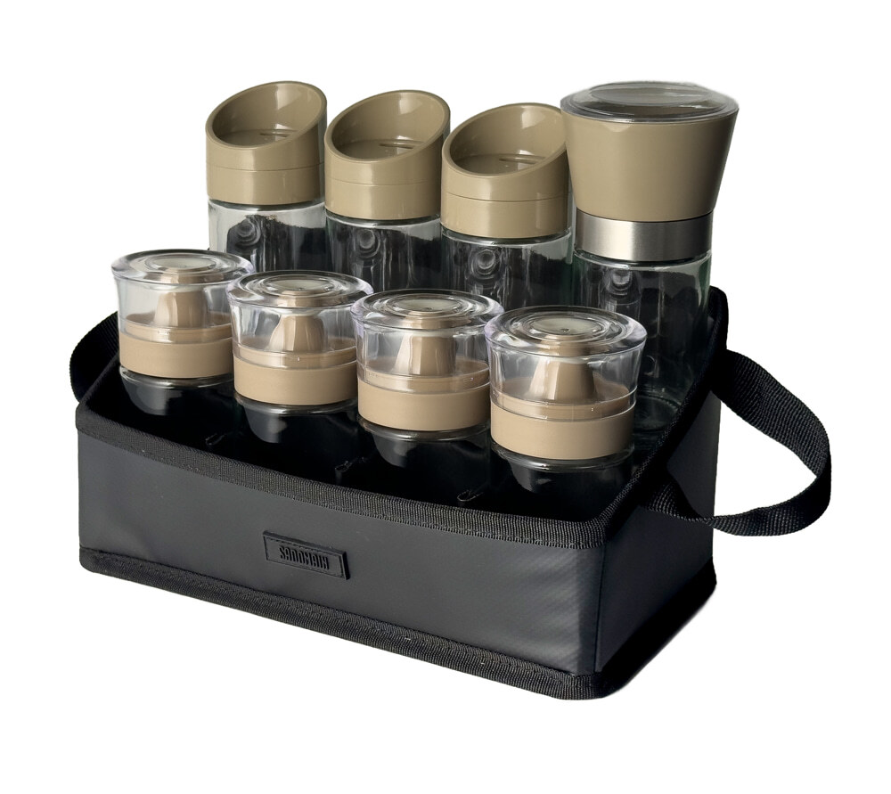 【仙德曼】露營調味罐8件套組