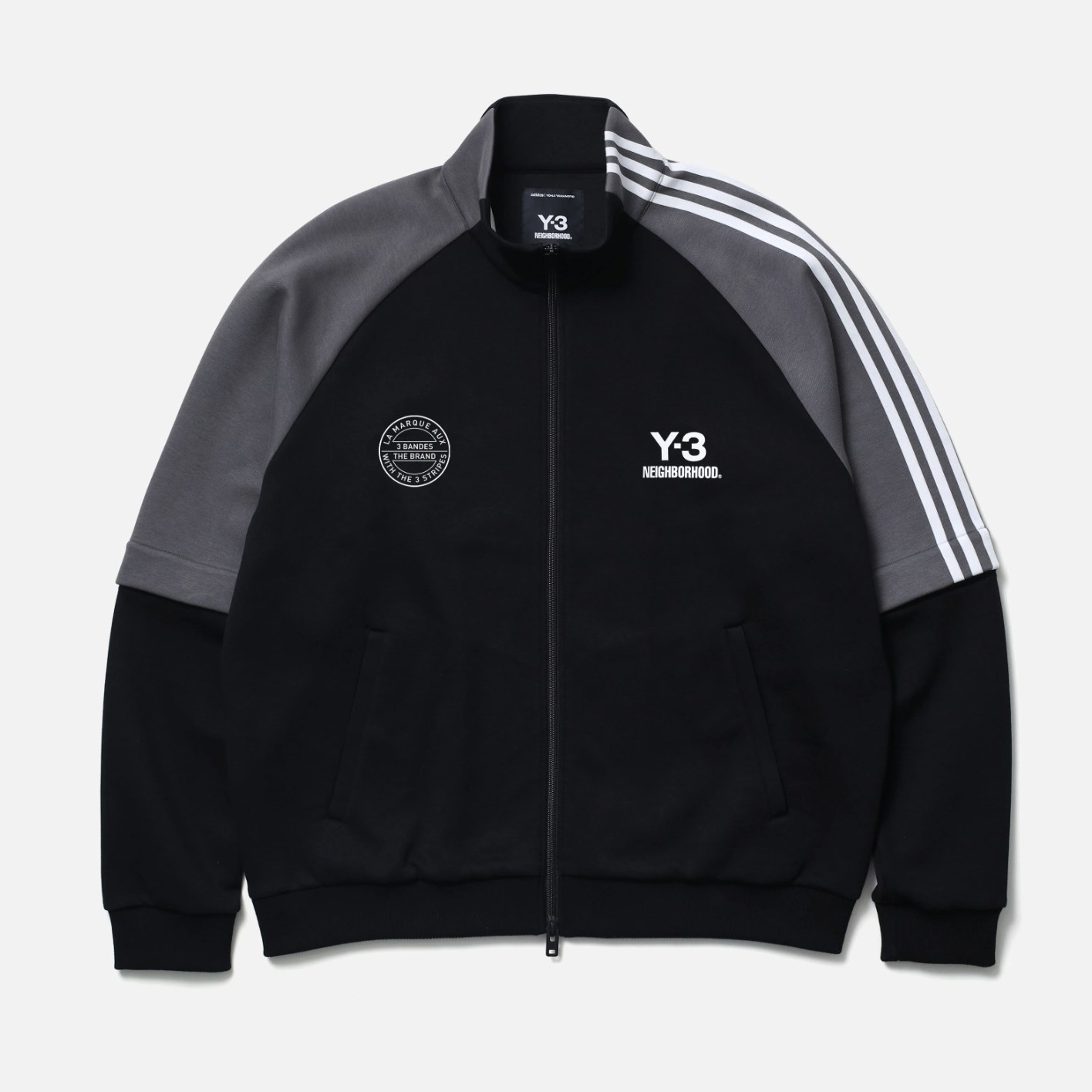 NEIGHBORHOOD  Y-3 NBHD TRACK TOP 聯名款 可拆卸袖子 兩穿式 運動外套 訓練外套 -25268YTN-JK01S