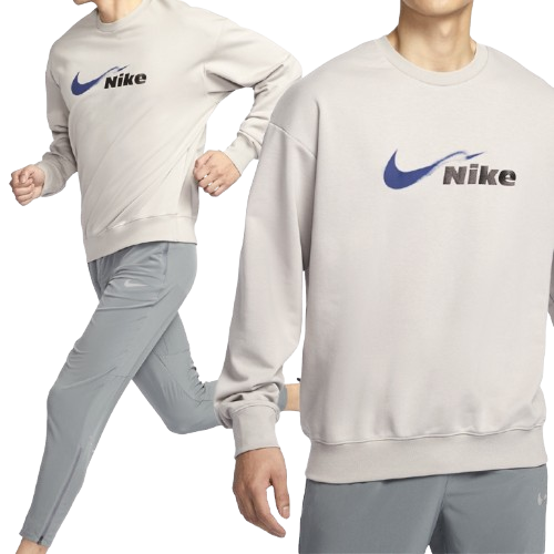 【官網限定】Nike Track Club Dri-FIT 刷毛布圓領跑步運動衫 男款 HV4880-009 XI