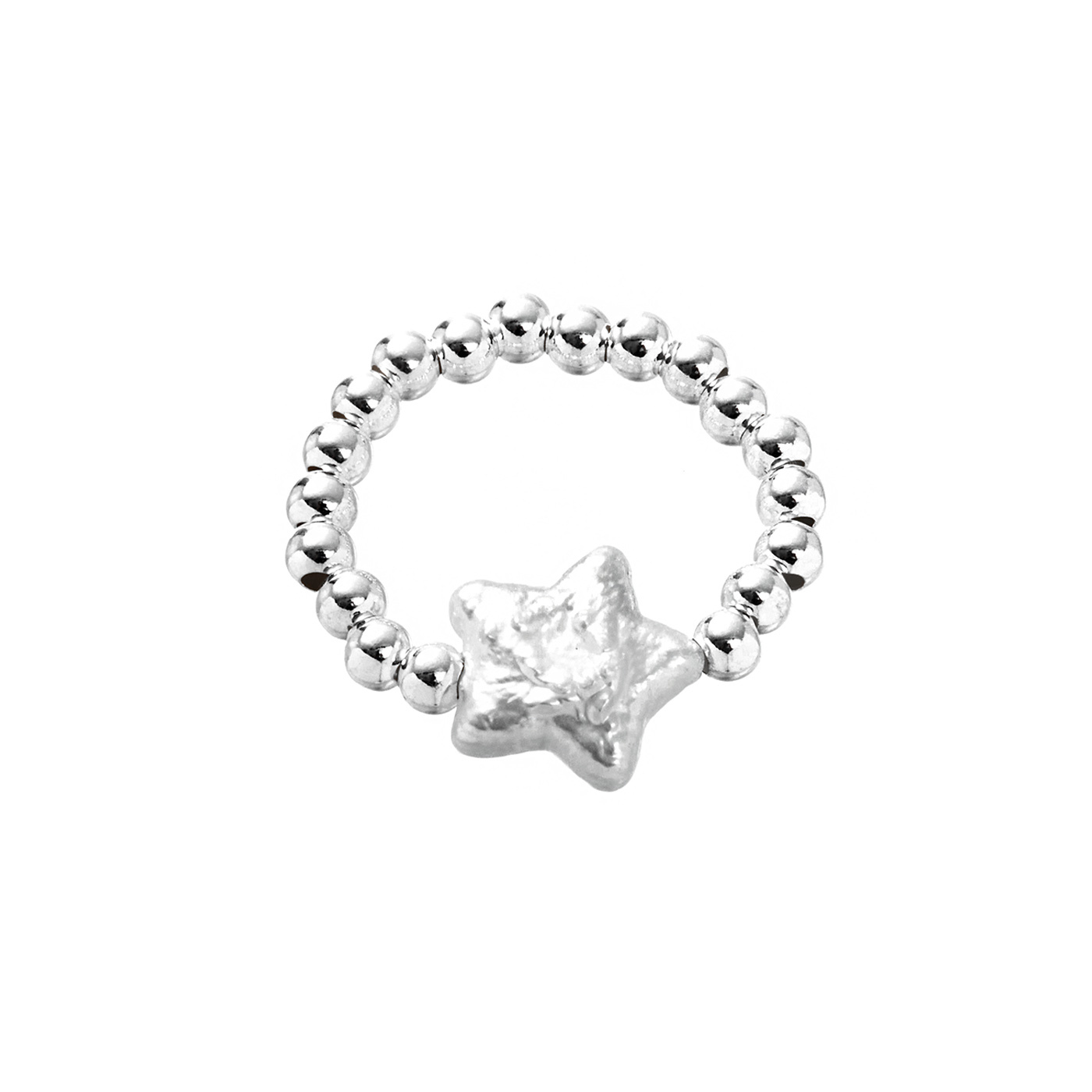 平價飾品,純銀,星星,串珠戒指