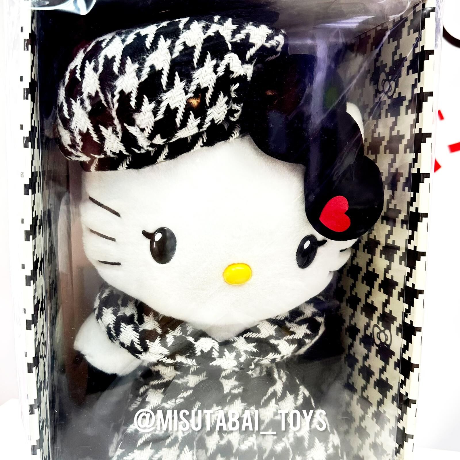 45cm Hello Kitty Birthday Doll (Monochrome Girly Twin Coordinate)