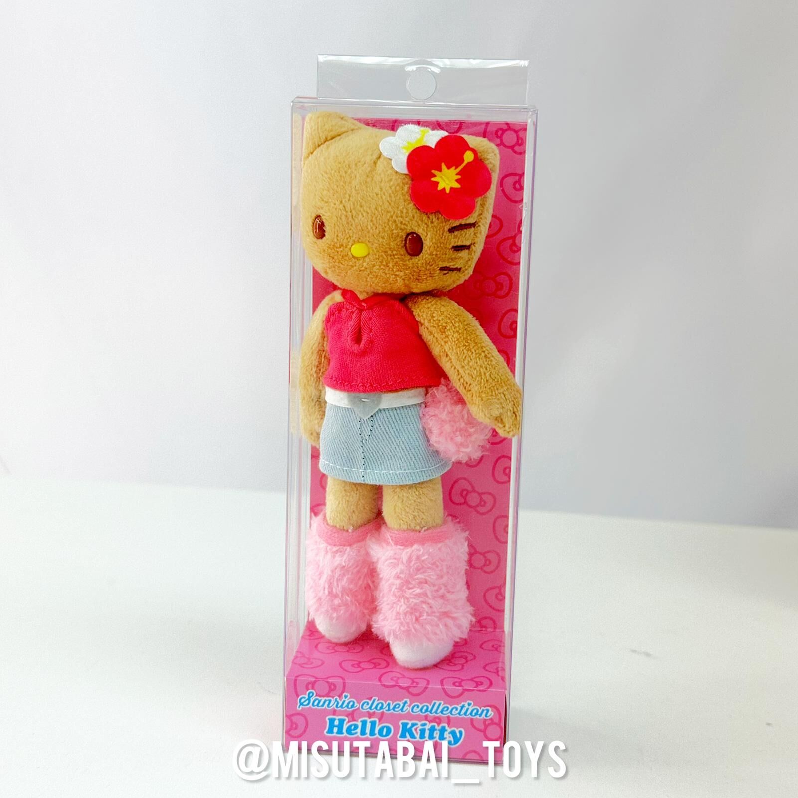 Hello Kitty Mascot Gal Style Y2K Hibiscus Tan (Sanrio closet collection)