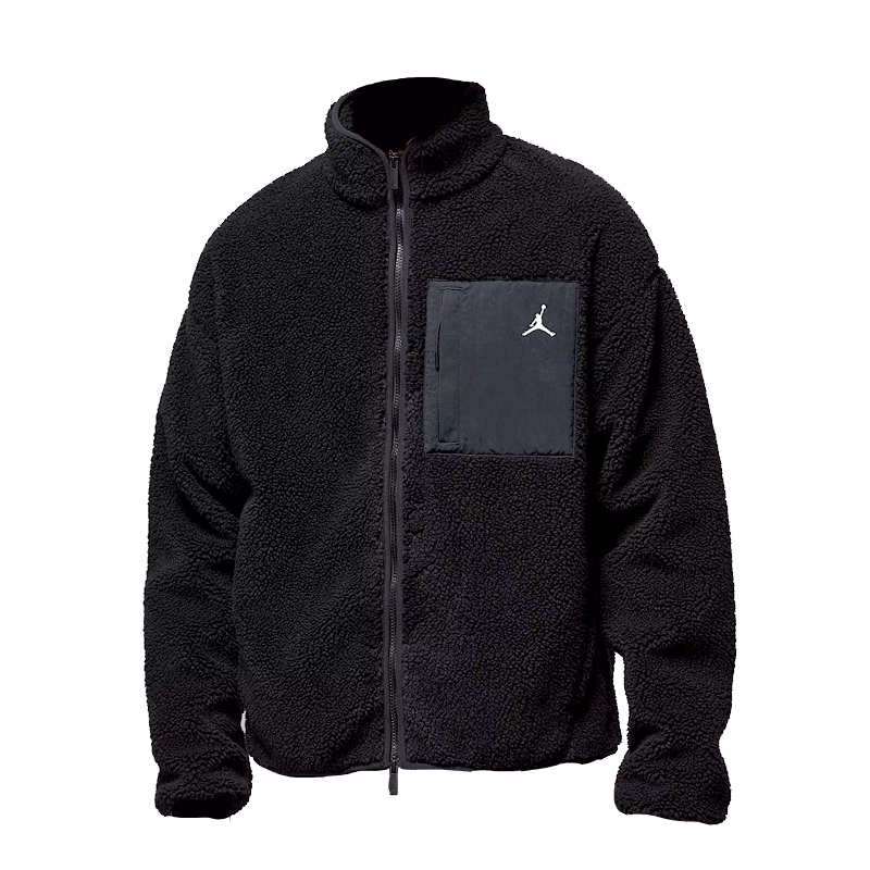 Jordan Flight Mountainside 羊羔毛外套 保款 男款 黑色 HV0779-010 [台灣現貨]