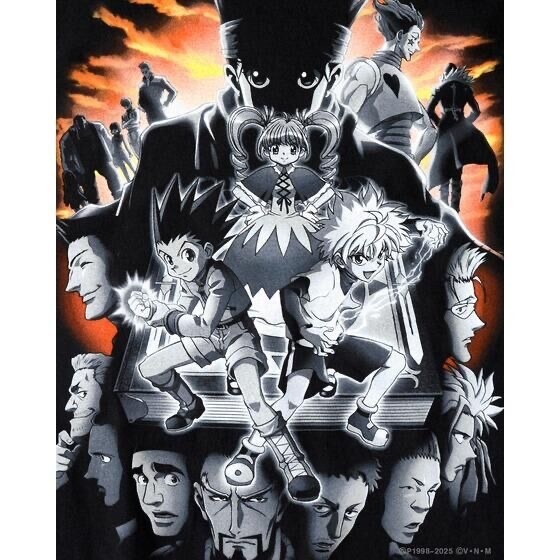 240748 Pbandai 預訂 2025/12月 第3弾【HUNTER×HUNTER】×GEEKS RULEコラボTシャツ 1種