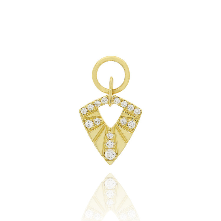 幾何鑽石吊墜