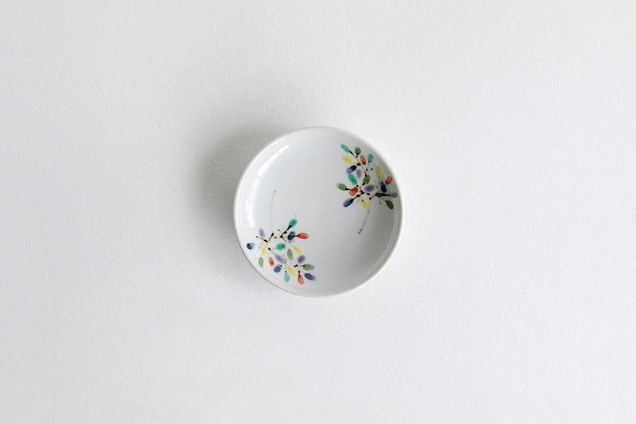 德永遊心 - 彩繪彩梢並 3寸小皿