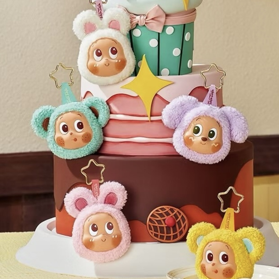 POPMART 泡泡瑪特 星星人 美味時刻 耳機包盲盒 毛絨掛件 吊飾