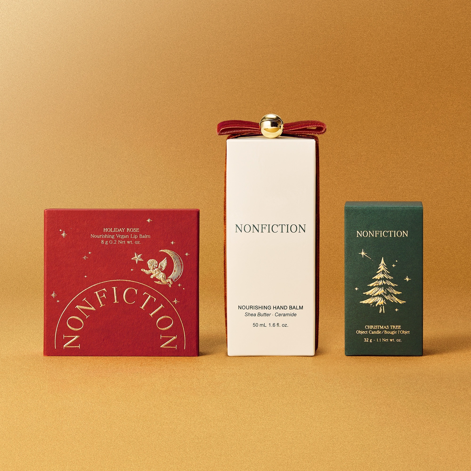 [25 Holiday] Nonfiction Holiday Hand Balm& Lip Balm Duo Set