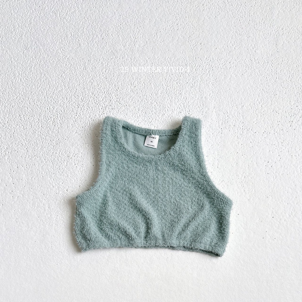 韓國🇰🇷VIVID-I 純色毛絨外搭背心(XS-XL/JS-JM)