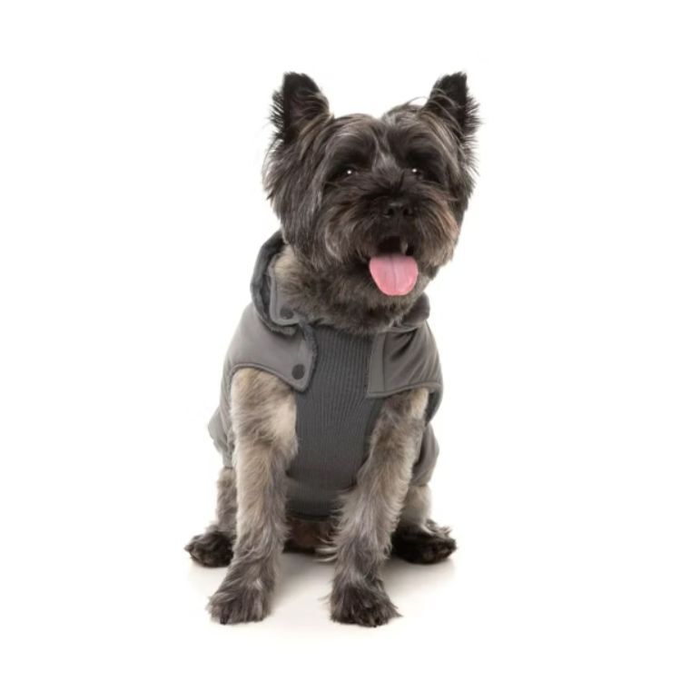 FuzzYard - 可拆式連帽羽絨外套(灰色）