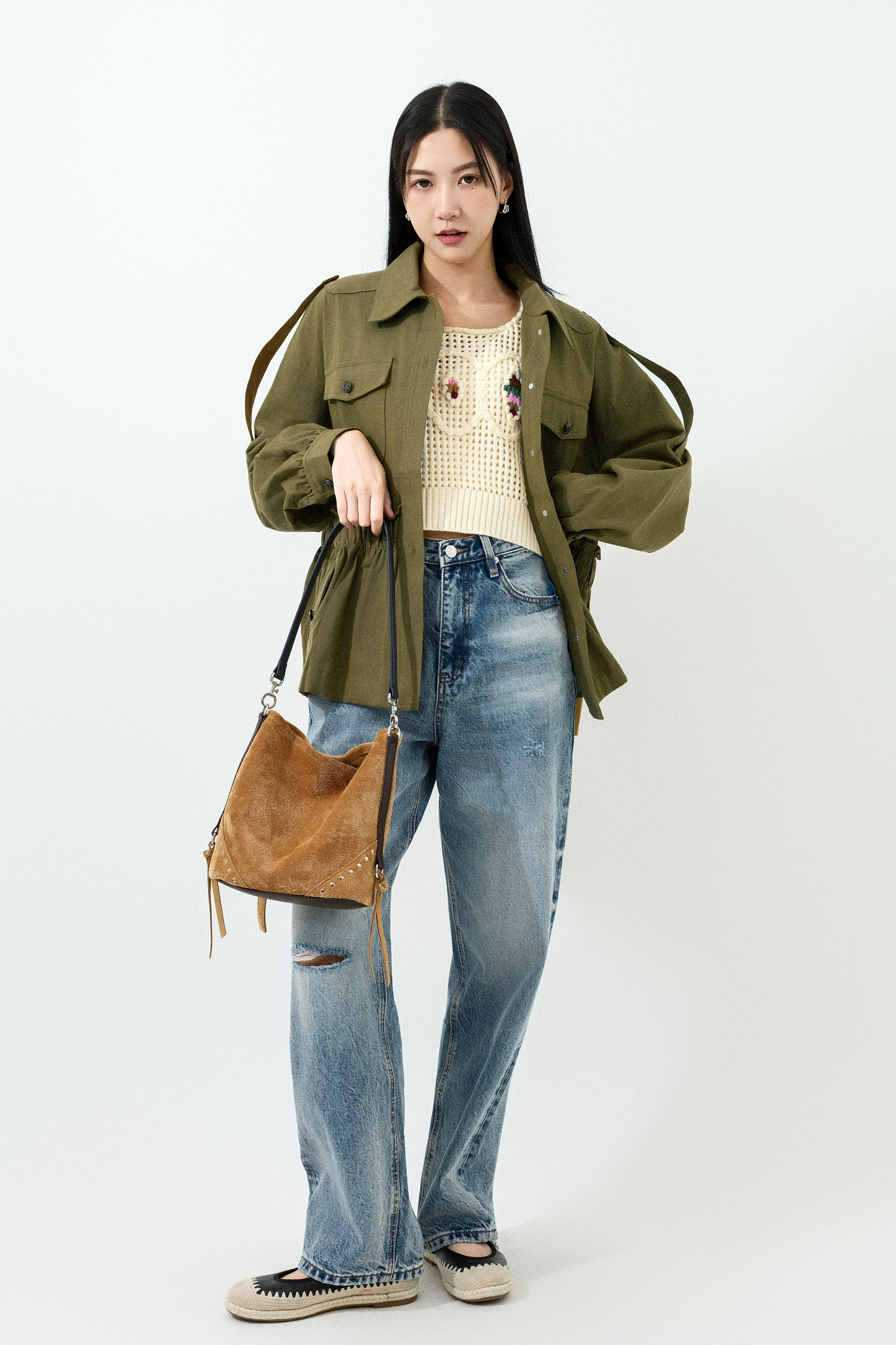 FW25_0194（外套＋上衣＋牛仔褲）