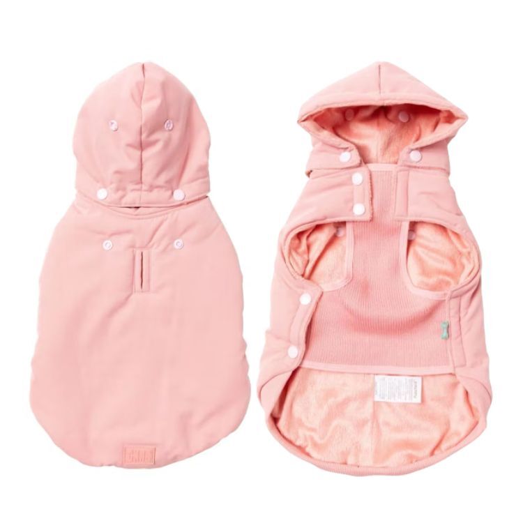 FuzzYard - 可拆式連帽羽絨外套(粉色）