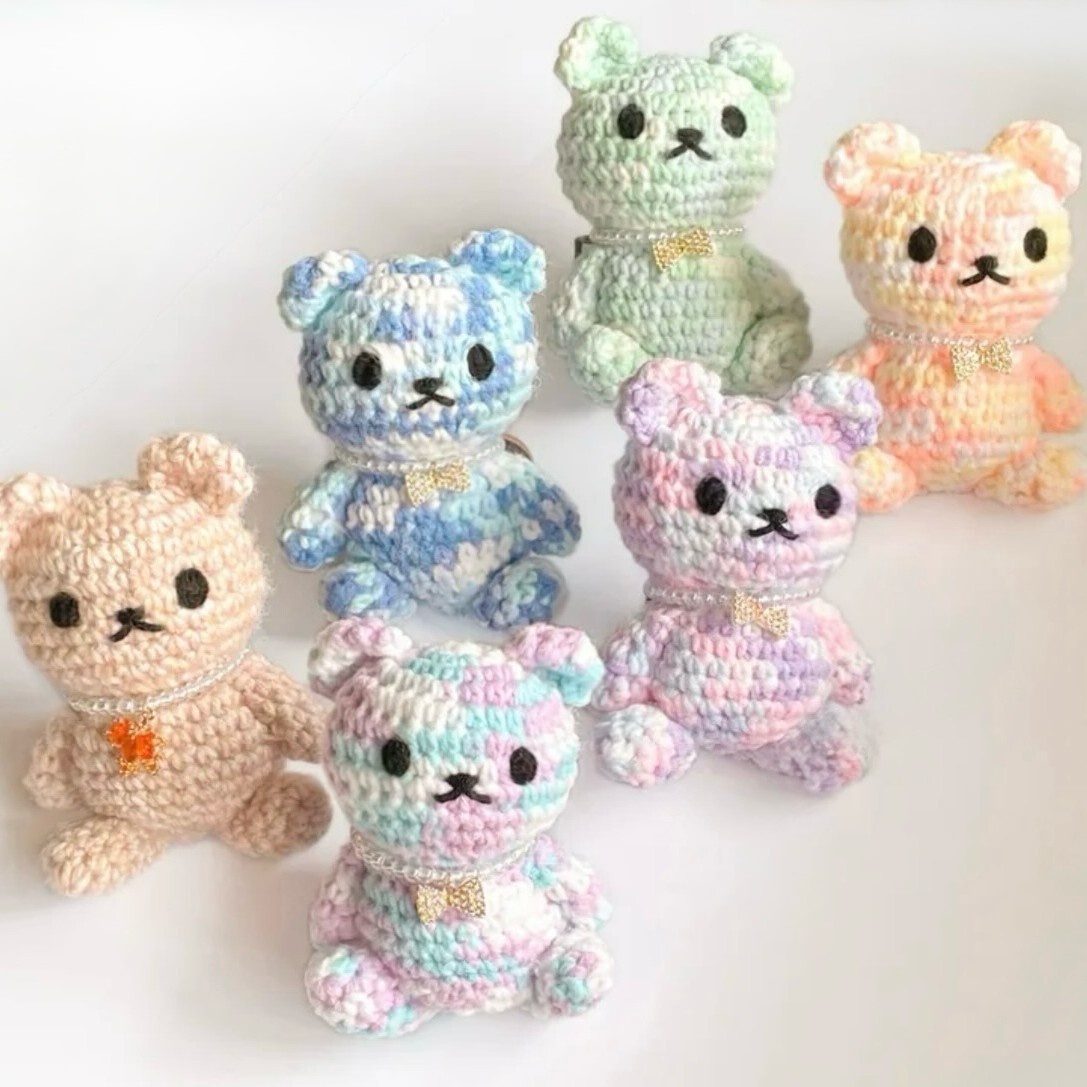 汽水泡泡熊｜貓草玩具・胸背扣掛飾