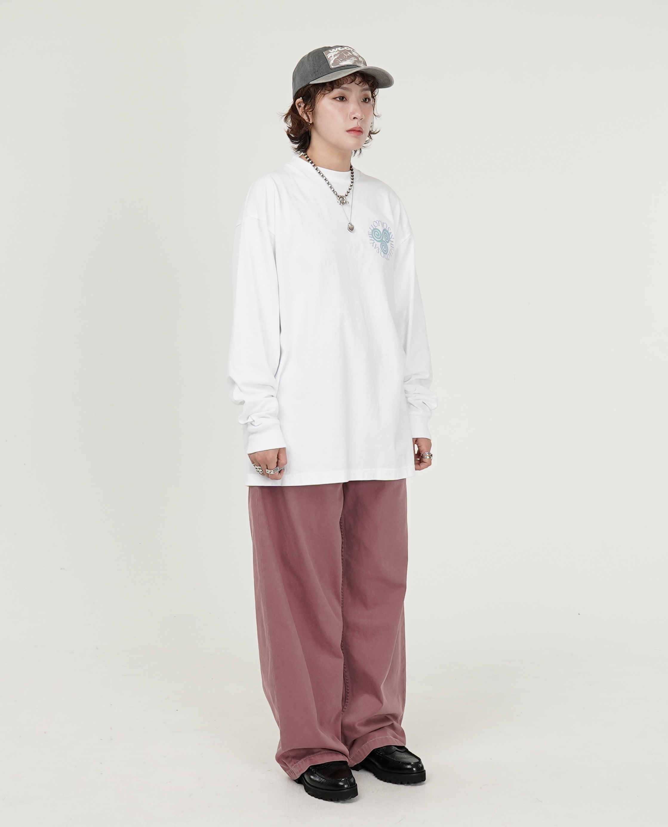 SAYHELLO Pigment Slap Logo Tee - 25FW