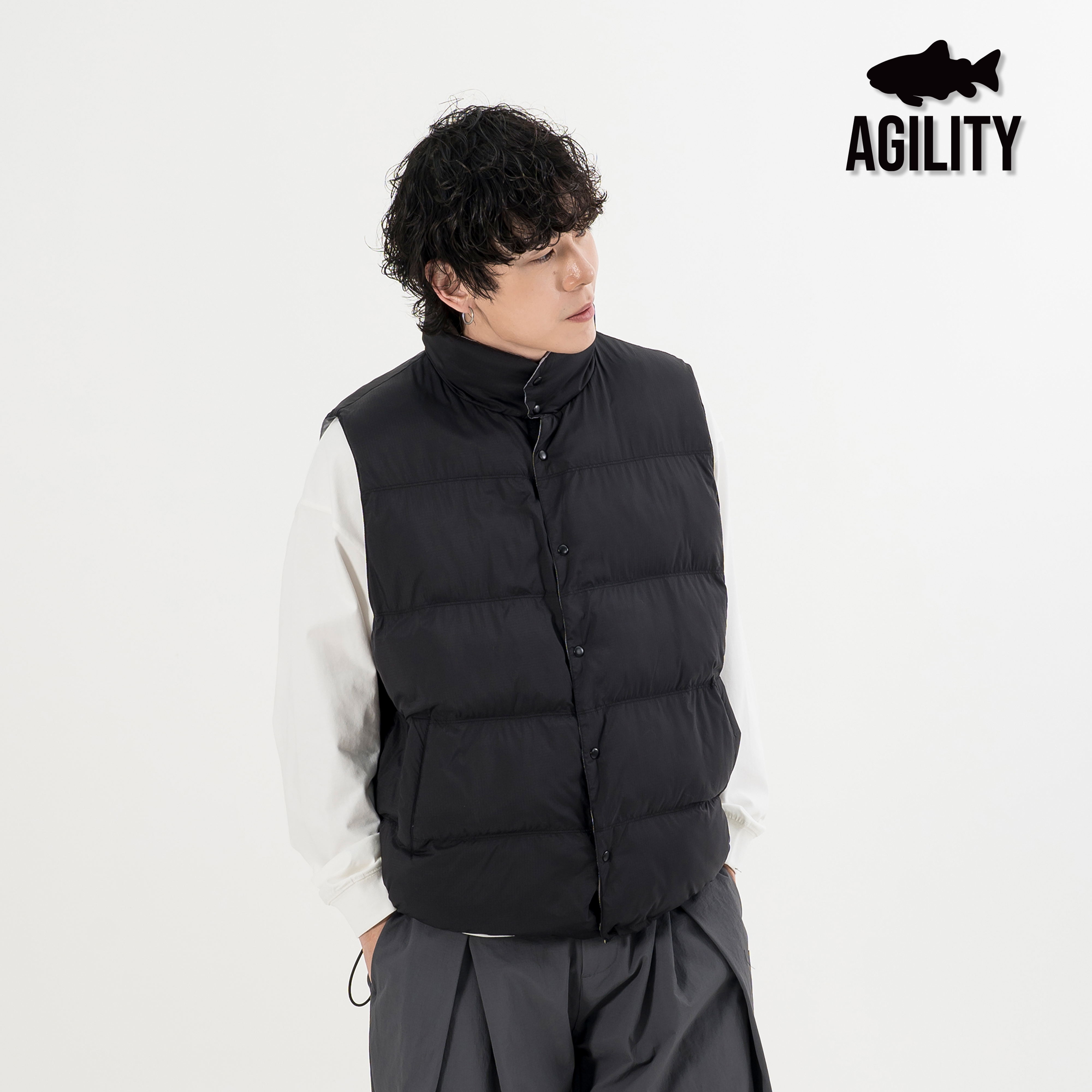 AGILITY Reversible Down Vest 雙面穿 保暖鋪棉 背心 [MV9]