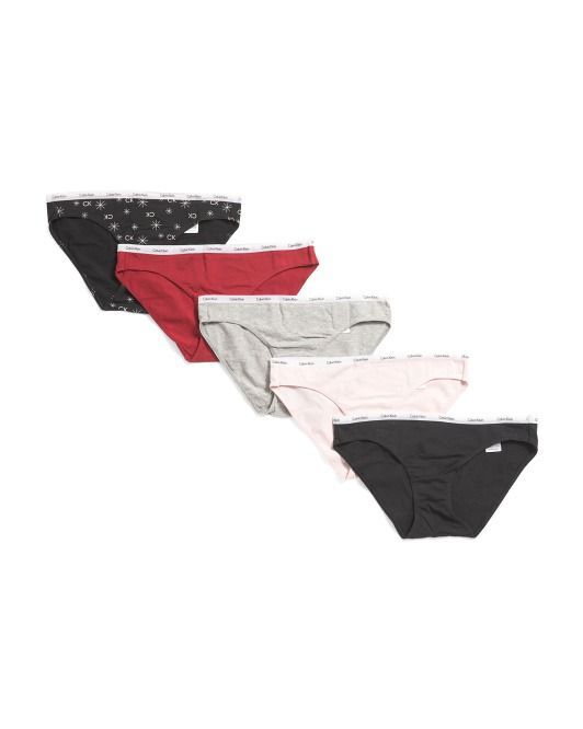 【預購】Calvin Klein K111499 女裝內褲(一套五條)(顏色隨機)