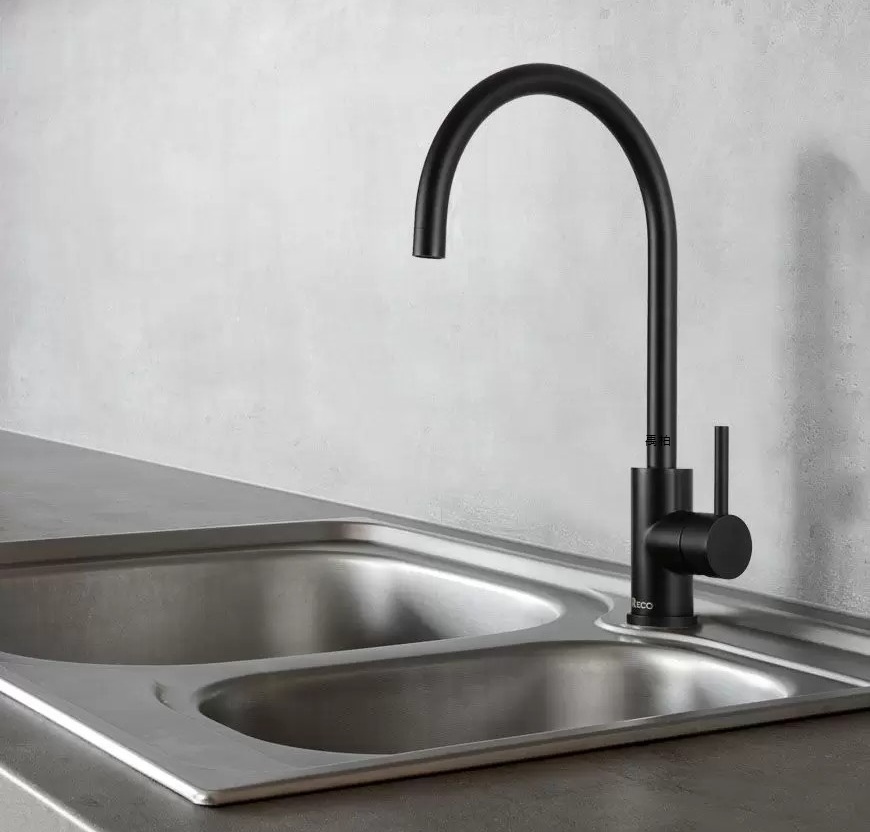 RECO不鏽鋼廚房龍頭(霧面黑) 101201-BK