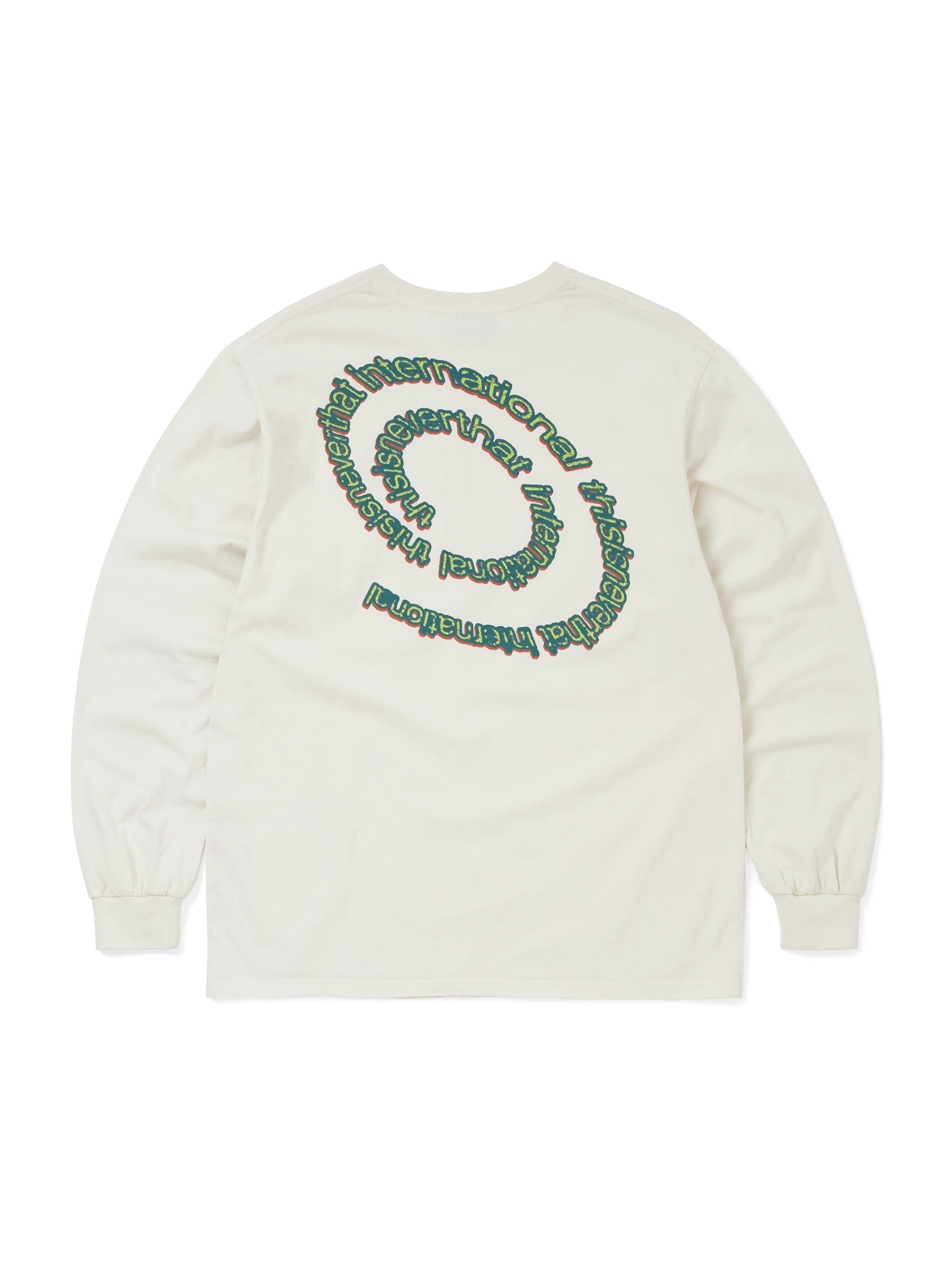 thisisneverthat｜Spiral Logo L/S Tee "Ivory"