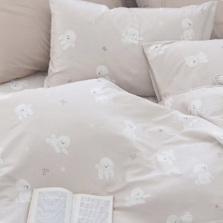 300織長絨棉薄被單 | 汪星樂園 DR912