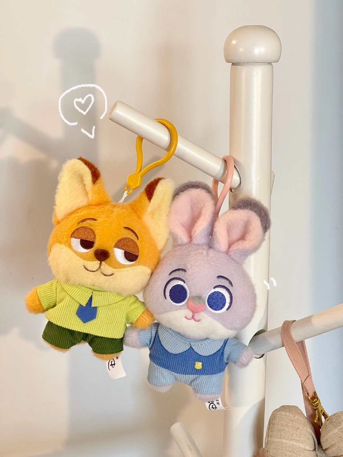 動物方城市 尼克 朱迪 吊飾