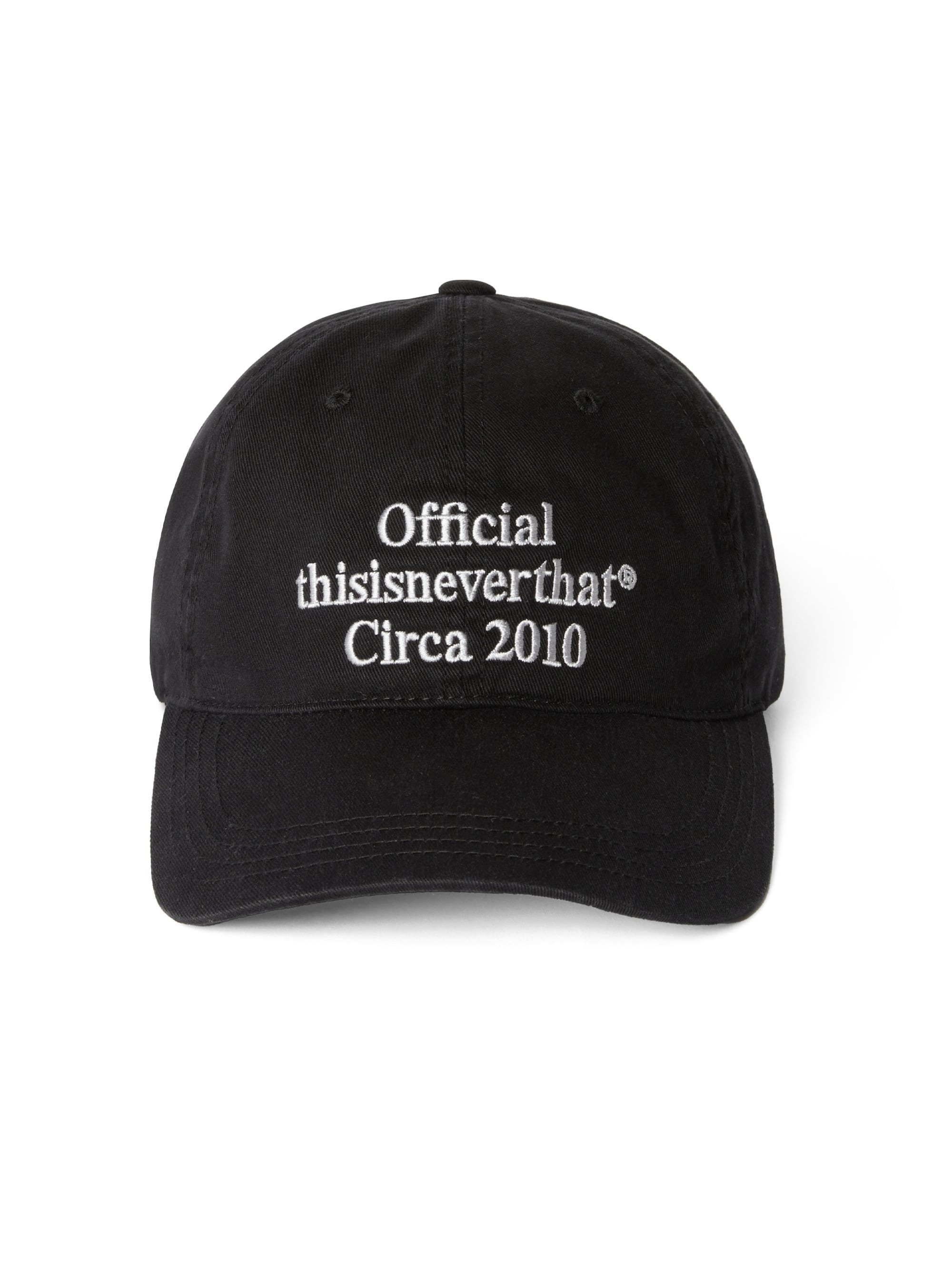 thisisneverthat｜Times Cap "Black"