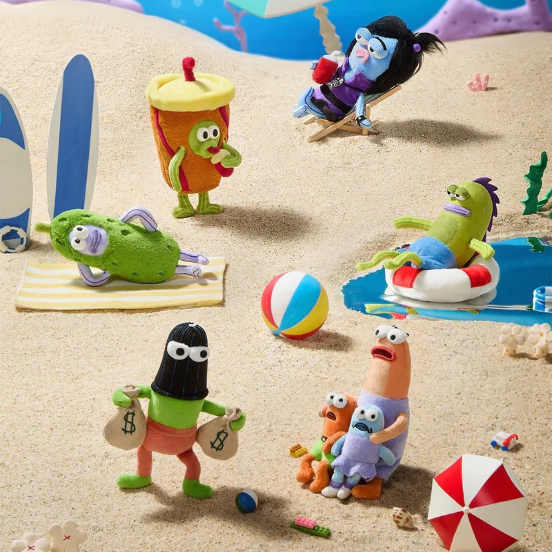 "代購" X11 space 海綿寶寶x比奇堡居民的一天 鑰匙圈 盲盒