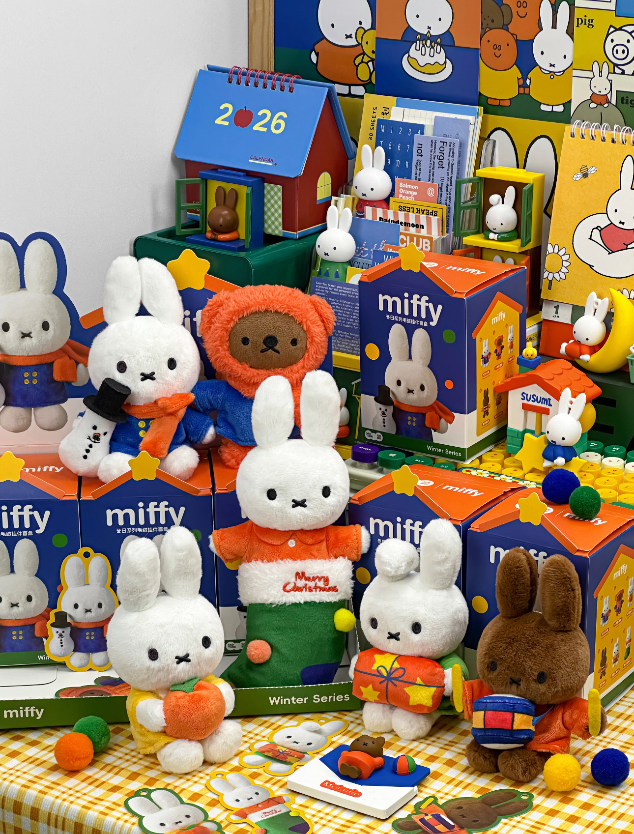 【 現貨｜預購 】Miffy 米菲 冬日系列 毛絨掛件盲盒