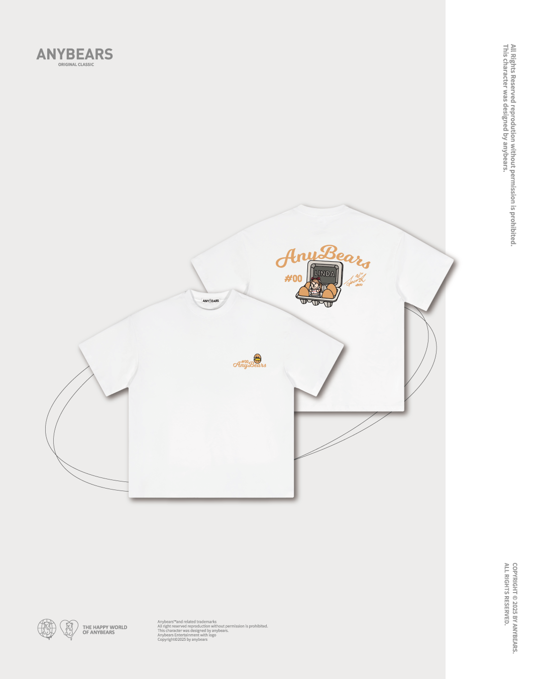 ANYBEARS® 琳妲熊 專屬限量短T