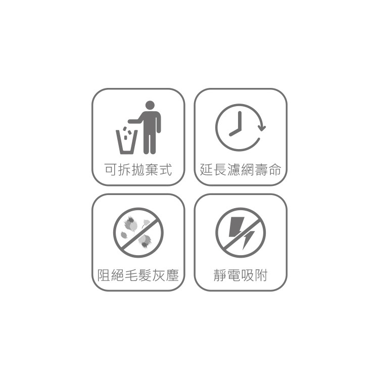 HCF630-P2 可拆式毛髮濾網組