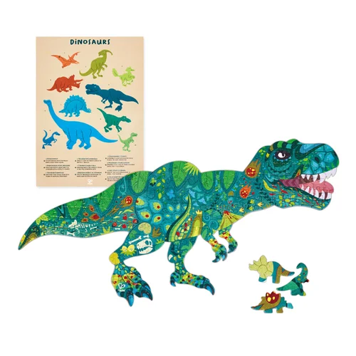 HAPE暴龍燙金地板拼圖