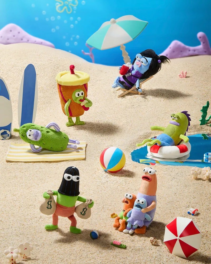 【預購 一月出貨】海綿寶寶 比奇堡居民的一天 吊飾 鑰匙圈 盲盒