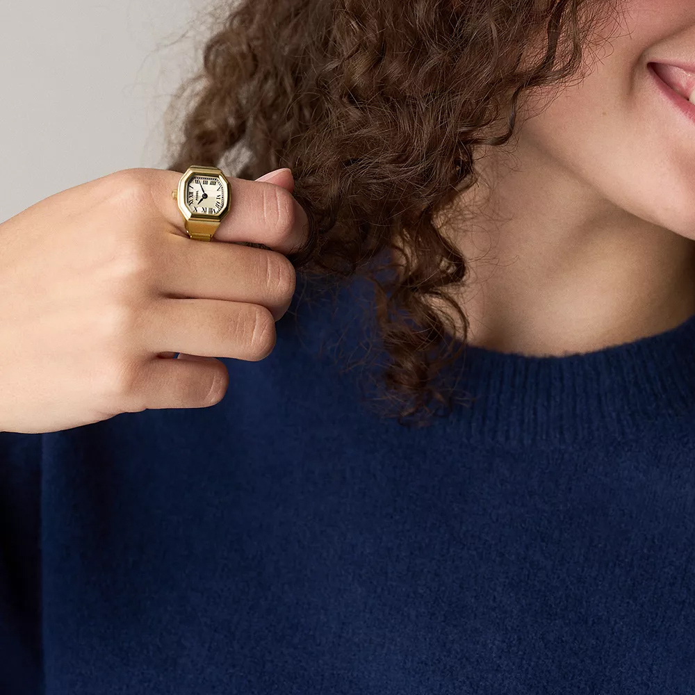 Harlow Watch Ring 永恆八芒錶戒 金色不鏽鋼錶帶 16 MM ES5446