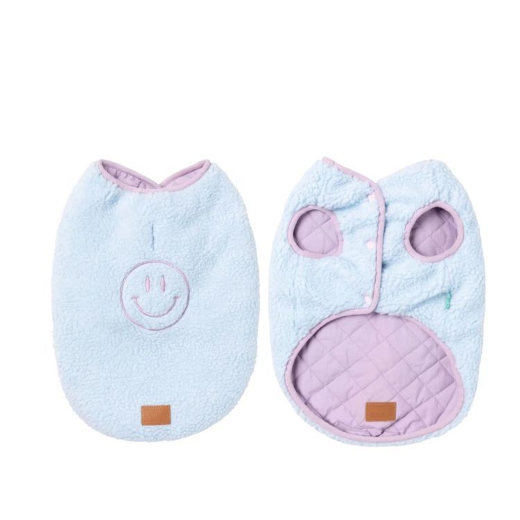 FuzzYard - 笑臉雙面外套(藍色）