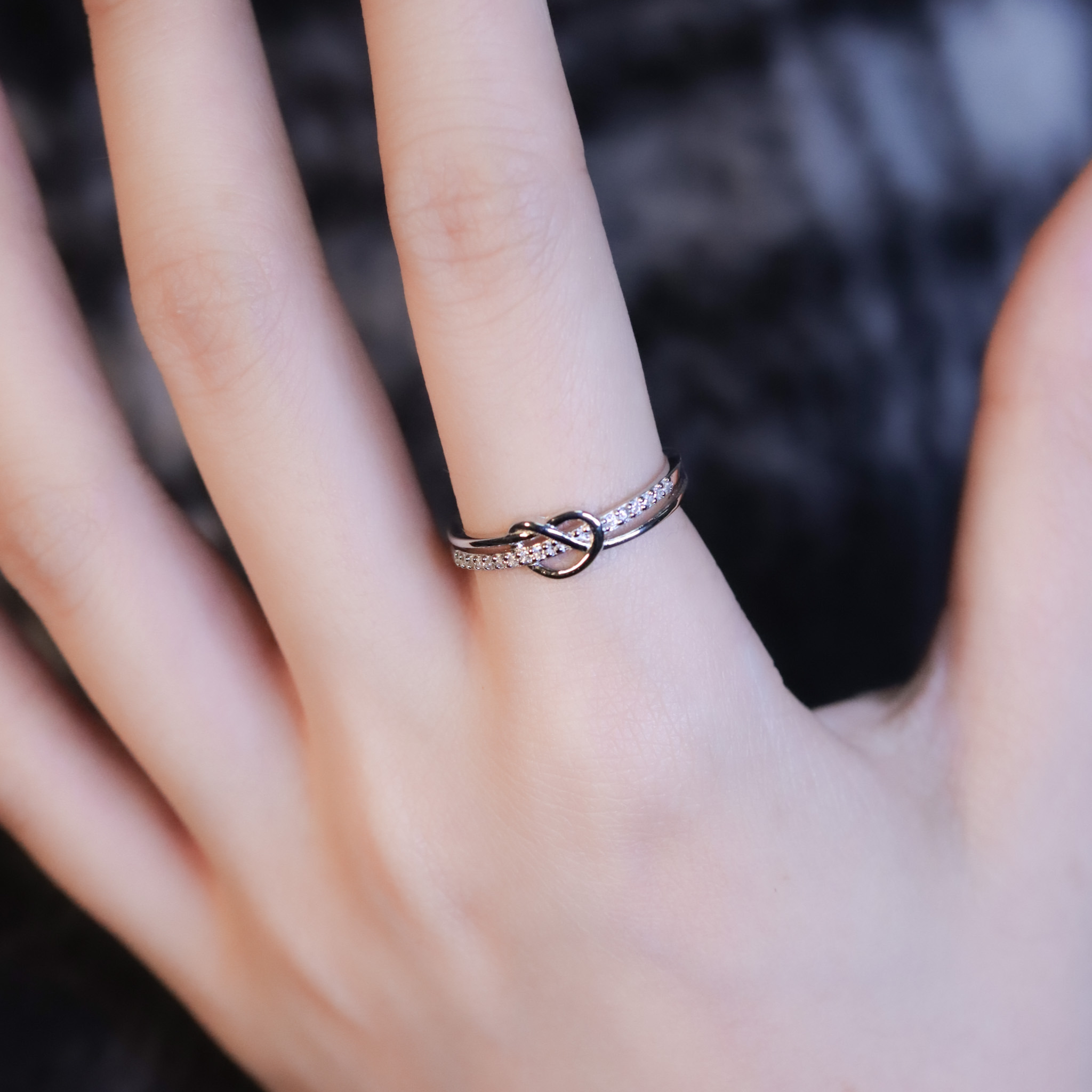 | 925純銀・白金 | 轉身邂逅你戒指2.0 | RI0988 |