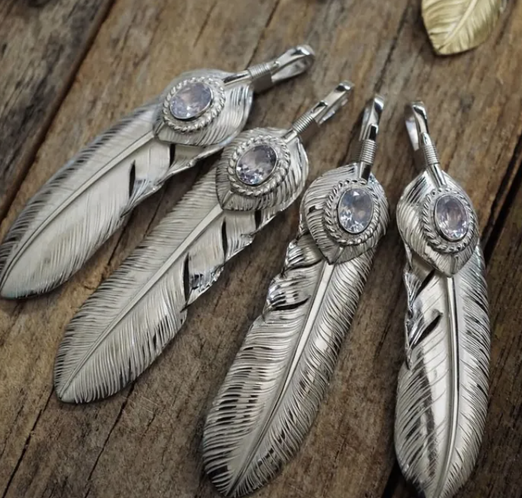 薰衣草水晶羽毛系列