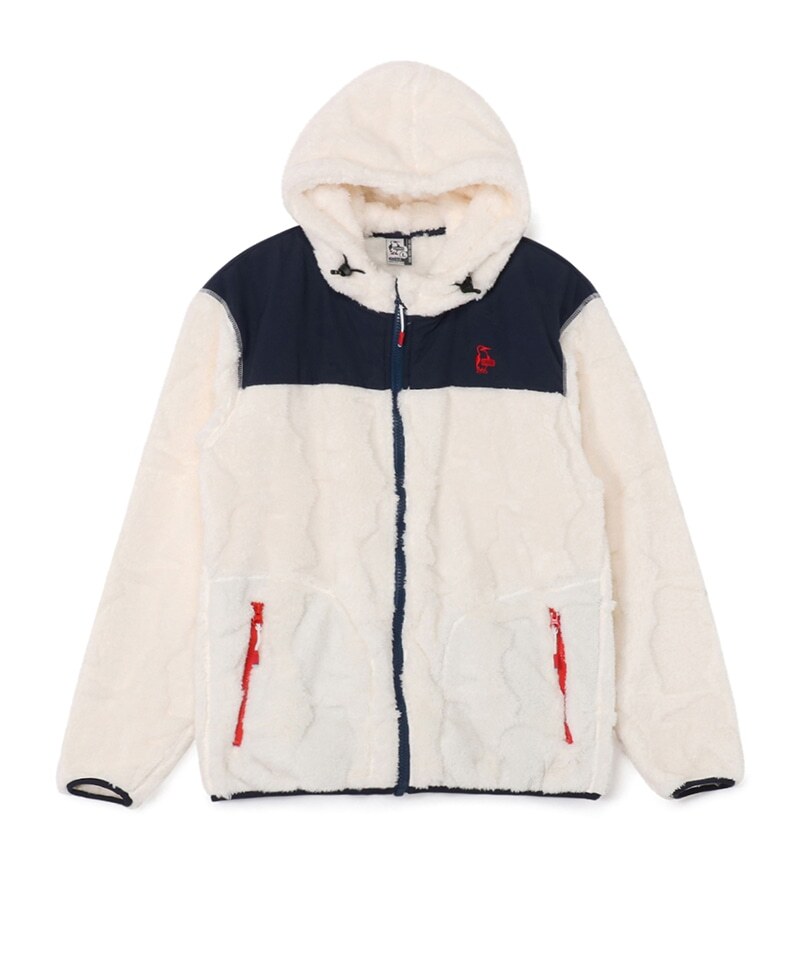 CHUMS Booby Elmo Zip Parka MS CH04-1479-W011 白色 男裝 毛毛連帽外套/毛毛褸