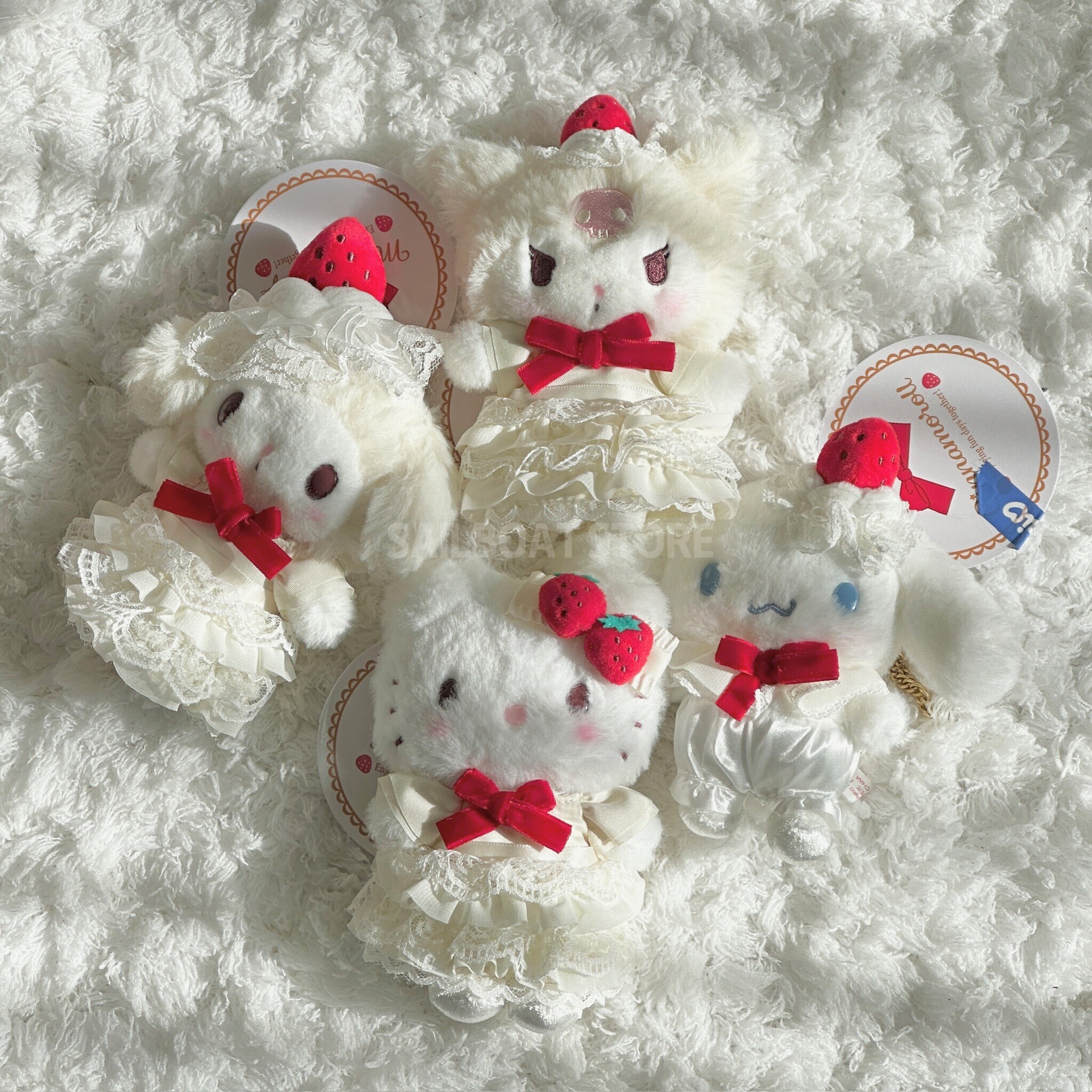 #現貨供應 三麗鷗 凱蒂貓 美樂蒂 草莓蛋糕系列 吊飾鑰匙圈