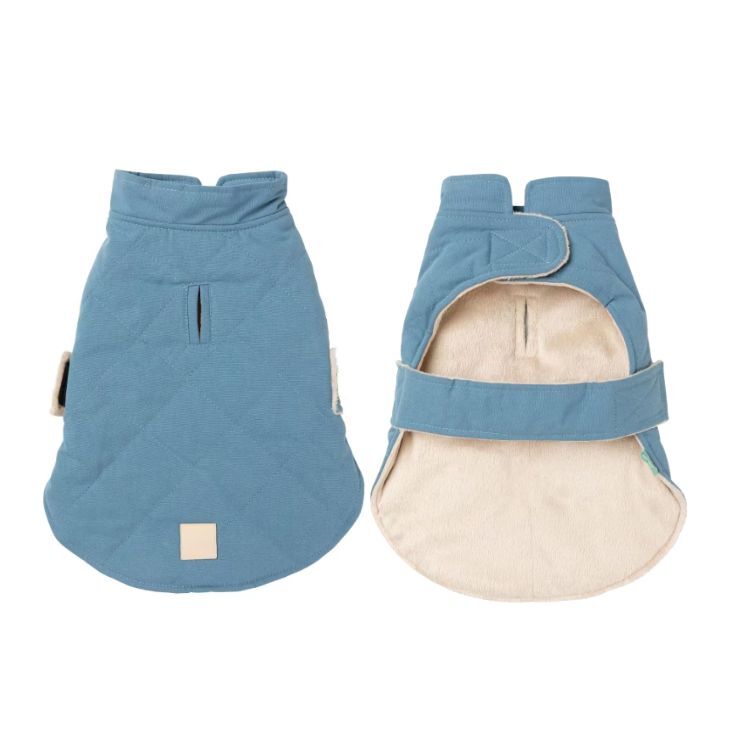 FuzzYard - 絎縫棉質外套(藍色）