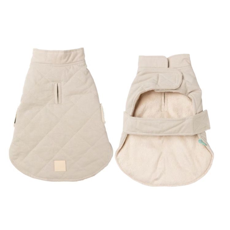 FuzzYard - 絎縫棉質外套(米色）