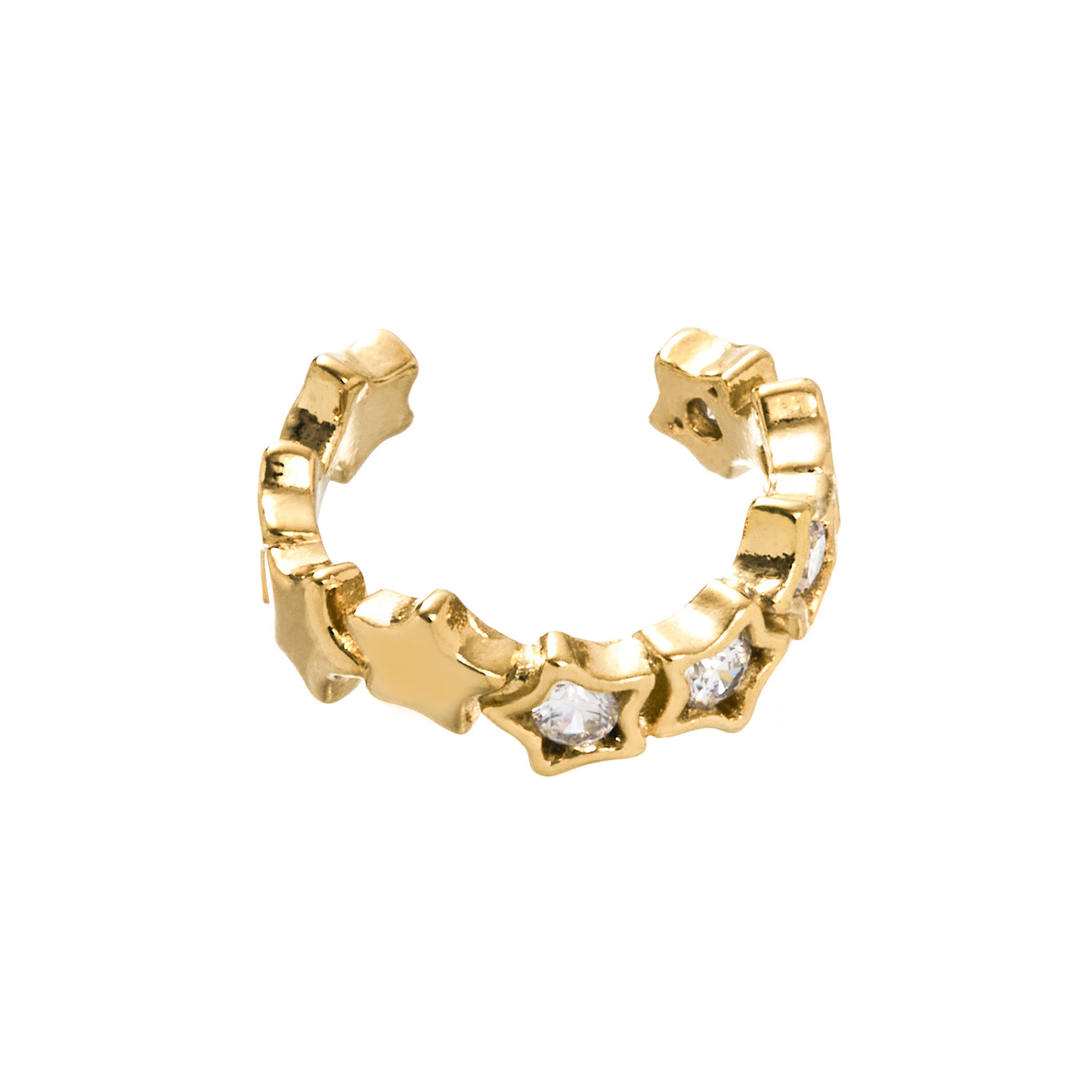 平價飾品,星星,鋯石,耳扣