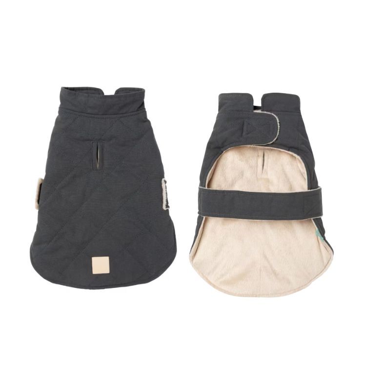 FuzzYard - 絎縫棉質外套(深灰）