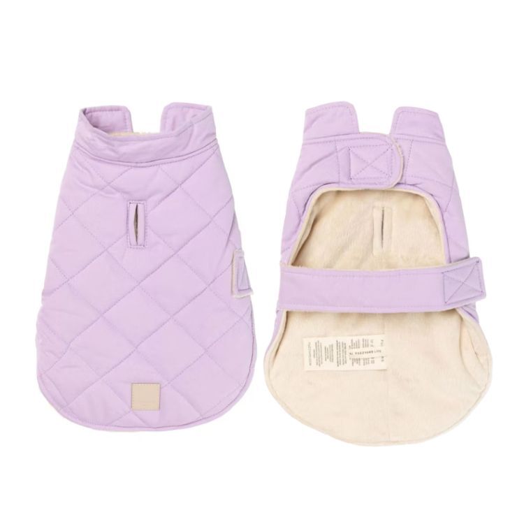 FuzzYard - 絎縫棉質外套(薰衣草紫）