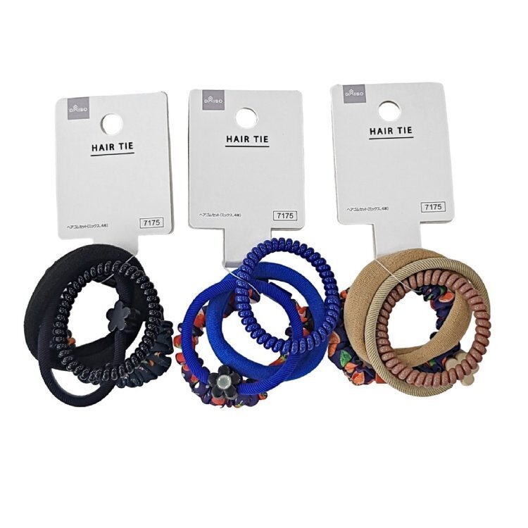 髮圈組/混色 4入