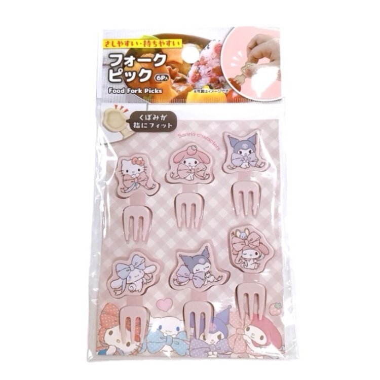 便當叉/三麗鷗角色 6入