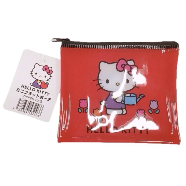 小物收納袋/Hello Kitty 14×12×1cm