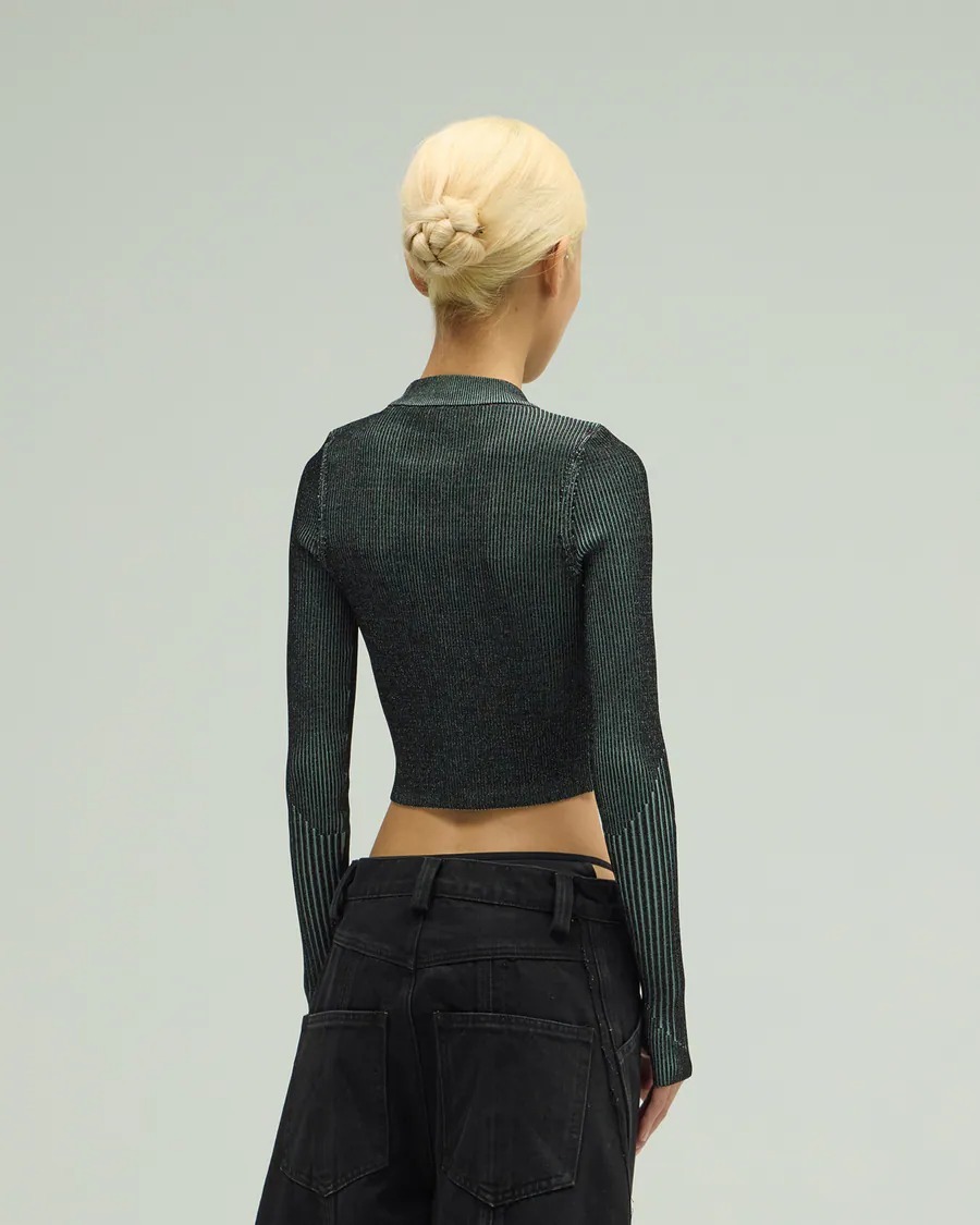 SILVER NINE Two-tone streamlined sleeves