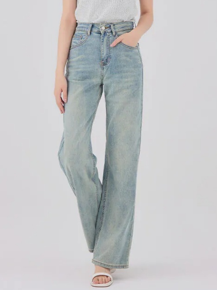 SALE800 視覺細直筒牛仔褲（YKK拉鍊）